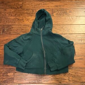 Scuba Green Zip-Up Hoodie
